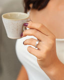 Anel Vazado Ponto de Luz Cristal Tamanho 12 Ródio Branco