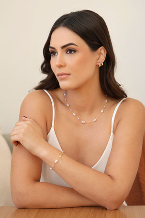 Brinco Argola Click Lisa 1.3 cm Banhado a Ouro 18K