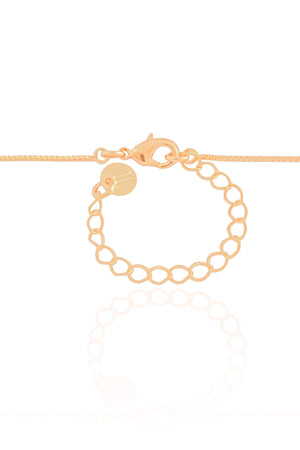 Gargantilha Veneziana Bola Lisa 8 mm Banhado a Ouro 18K - 40 cm