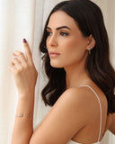 Bracelete Palitos Lisos Ródio Branco