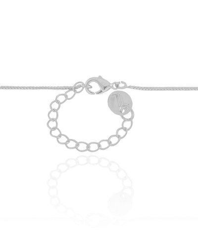 Choker Veneziana Pontos de Luz Cristal Ródio Branco - 36 cm