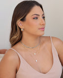 Brinco Argola Fecho Italiano Oval Lisa 2.1 cm Banhado a Ouro 18K