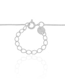 Gargantilha Veneziana Árvore da Vida Cravejada Cristal Ródio Branco - 45 cm