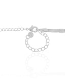 Choker Veneziana Tripla Detalhada Ródio Branco