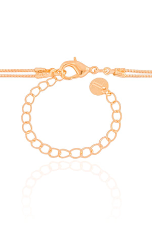 Gargantilha Dupla Trevo Mix de Banhos Banhado a Ouro 18K