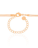 Gargantilha Dupla Trevo Mix de Banhos Banhado a Ouro 18K