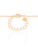 Gargantilha Mãe e Filho Cravejado Cristal Banhado a Ouro 18K - 45 cm