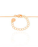 Gargantilha Filho Menina Mix de Banhos Coração Cristal Banhado a Ouro 18K - 45 cm