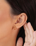 Conjunto Gota Morganita Banhado a Ouro 18K