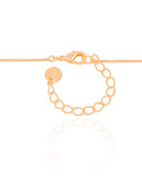 Gargantilha Veneziana Ponto de Luz Turmalina 5 mm Banhado a Ouro 18K - 45 cm