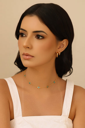 Brinco Argola Click Lisa 1.4 cm Banhado a Ouro 18K