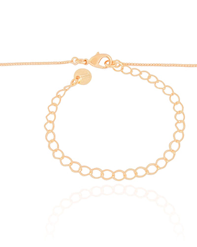 Gargantilha Infantil Veneziana Bolinha Lisa 4 mm Banhado a Ouro 18K