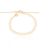 Gargantilha Infantil Veneziana Bolinha Lisa 4 mm Banhado a Ouro 18K