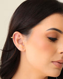 Piercing para Hélix Liso 1.0 cm Banhado a Ouro 18K