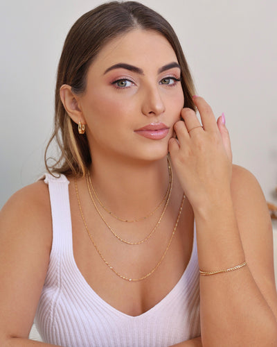Colar Cordão Baiano 1,5 mm Banhado a Ouro 18K - 45 cm