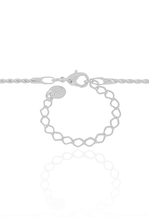 Gargantilha Cordão Baiano 1.5 mm Ródio Branco - 45 cm