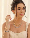 Trio de Argolas Gotas Lisas Banhado a Ouro 18K