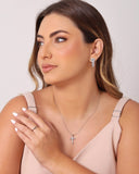 Anel Ajustável Reto Liso Tamanho G Ródio Branco