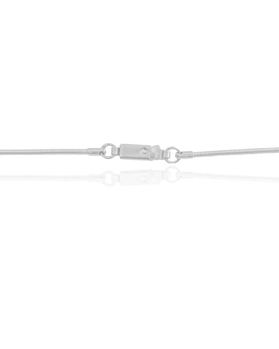 Pulseira Corda Violão Bolinhas 3 mm Ródio Branco