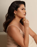 Anel Ajustável Asa Tamanho G Banhado a Ouro 18K