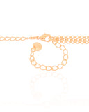 Choker Tripla Elos Portugueses Banhado a Ouro 18K
