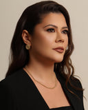 Brinco Espiral Torcido 2.1 cm Banhado a Ouro 18K