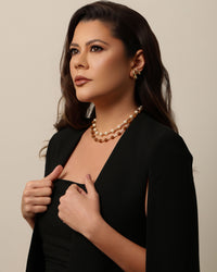 Ear Hook Dois Filetes Lisos Banhado a Ouro 18K