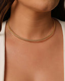 Aro Flexível Aramado 5 mm Banhado a Ouro 18K