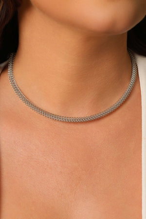 Aro Flexível Aramado 5 mm Ródio Branco