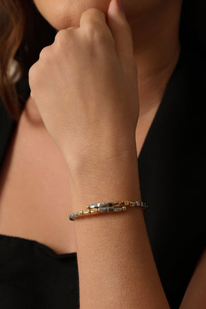 Bracelete Mola Abaulado ABS Mix de Banhos