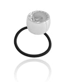 Pony Cuff Tubo Liso Banho Branco