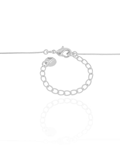 Colar Veneziana Quadrados Lisos 2 mm Ródio Branco - 50 cm