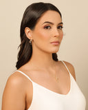 Gargantilha Veneziana Laço Liso Banhado a Ouro 18K - 45 cm