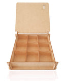 Caixa Porta Joias Médio com 9 Divisórias Personalizado Dia dos Namorados