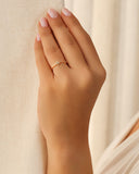 Anel Trevo Cristal Tamanho 20 Banhado a Ouro 18K