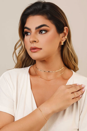 Piercing Coração Flat Banhado a Ouro 18K