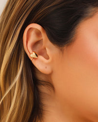 Piercing Coração Flat Banhado a Ouro 18K