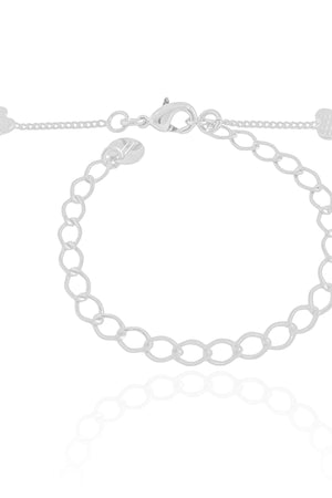 Choker Flores Texturizadas 8 mm Ródio Branco