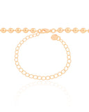Choker Bolas Lisas 4 mm Banhado a Ouro 18K