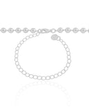 Choker Bolas Lisas 4 mm Ródio Branco