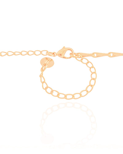 Choker Elos Grampo 2 mm Banhado a Ouro 18K - 33 cm