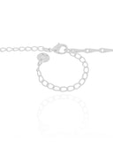 Choker Elos Grampo Ródio Branco