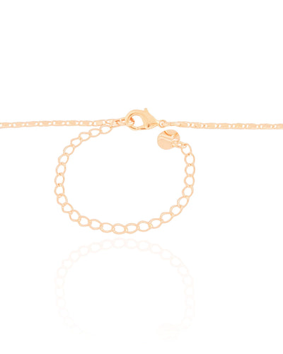 Choker Piastrine 1 mm Banhado a Ouro 18K - 31 cm