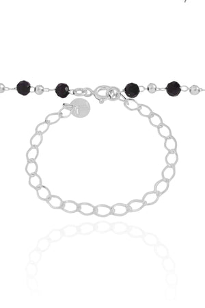 Choker Bolas Geométricas Pretas e Lisas Douradas Ródio Branco