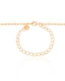 Choker Plaquinhas Pontos de Luz Coloridos Banhado a Ouro 18K