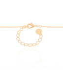 Gargantilha Veneziana Abraço Mix de Banhos Banhado a Ouro 18K - 45 cm