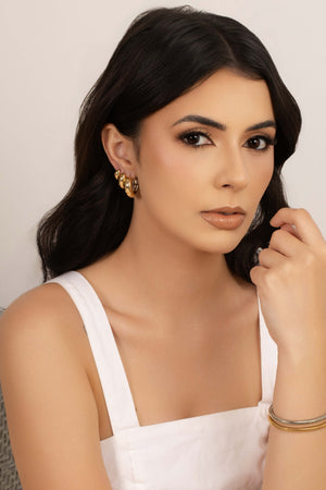 Brinco Argola Click Lisa 1.3 cm Mix de Banhos