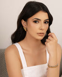 Pulseira Rabo de Rato 4 mm Banhado a Ouro 18K