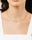 Choker Cordão Baiano 2 mm Banhado a Ouro 18K