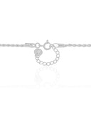 Choker Cordão Baiano 2 mm Ródio Branco